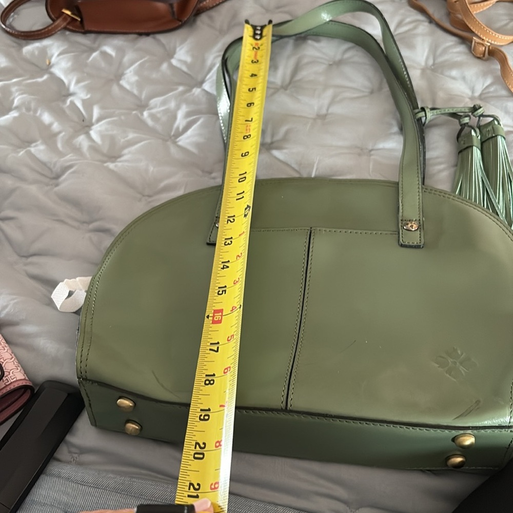 Green Floral Embossed Women’s Handbag - Picture 5 of 5